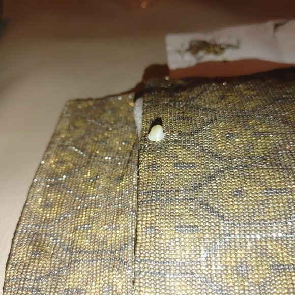 Vintage Beaded Purse Clutch Tassels Snap Closure  Intricate Beadwork - Picture 6 of 10